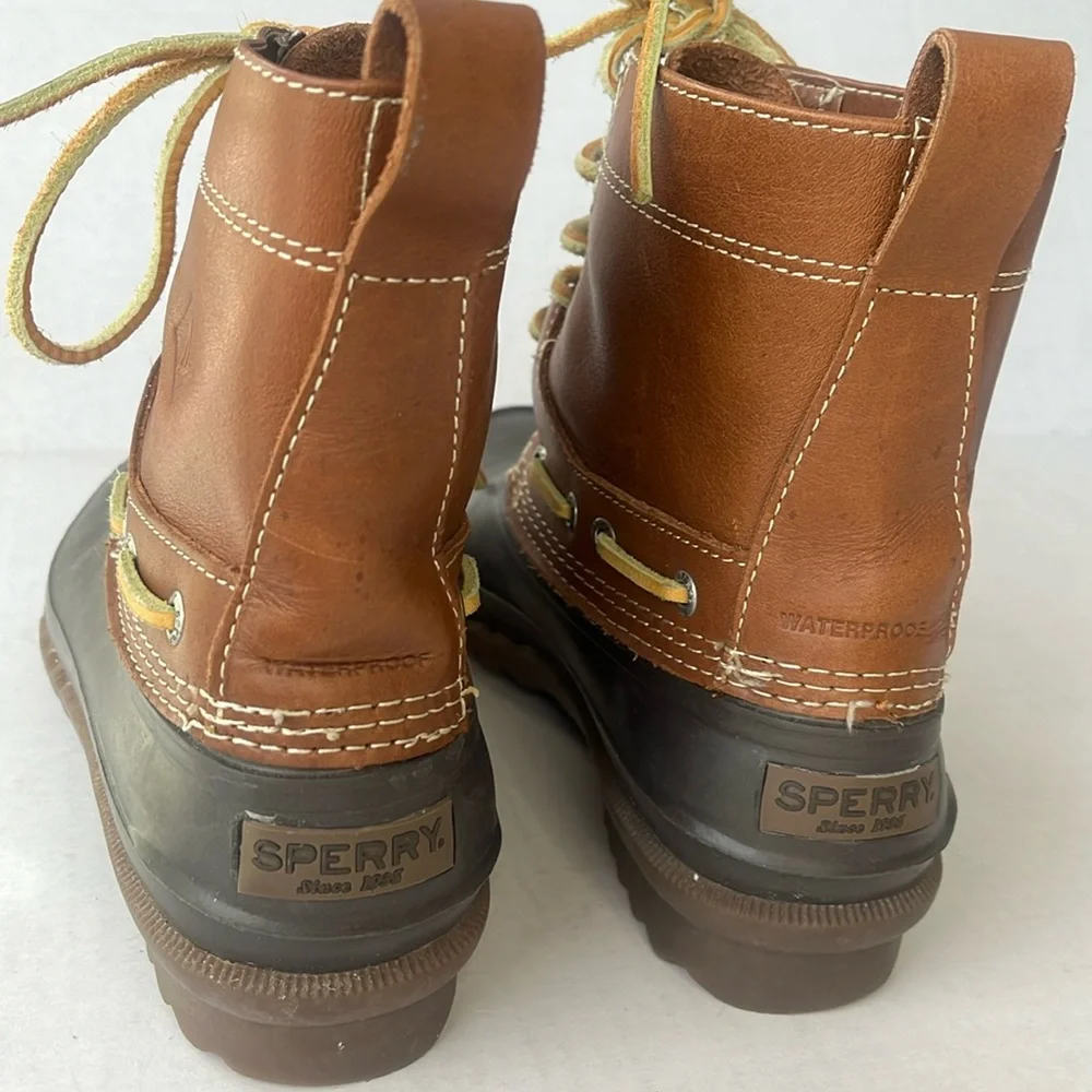 Sperry brown leather